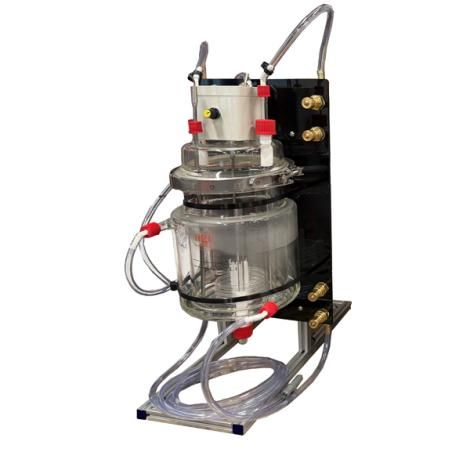 JACKETED VESSEL with COIL AND STIRRER